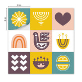 Tile Stickers Mediterranean Tile Stickers - Mosaicowall Mosaicowall Mediterranean Tile Stickers